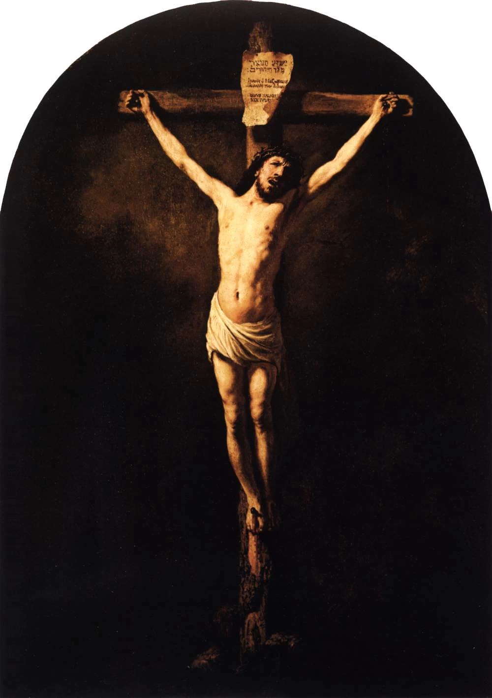 Cristo in croce - Collégial Saint Vincent, Le Mas d'Agenais